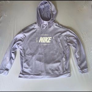 purple nike hoodie L